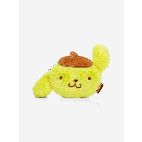 Loungefly x Sanrio x Hello Kitty POMPOMPURIN Fuzzy Coin Purse NEW - Picture 1 of 4